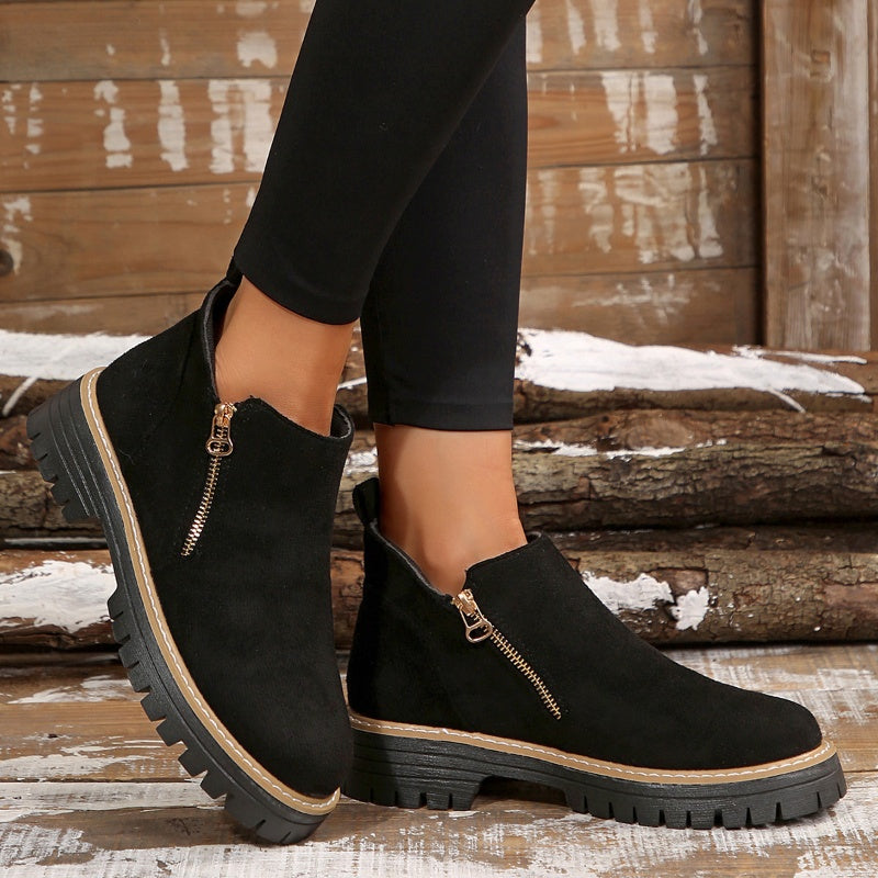 Amelia | Moderne und bequeme Plateau Stiefeletten