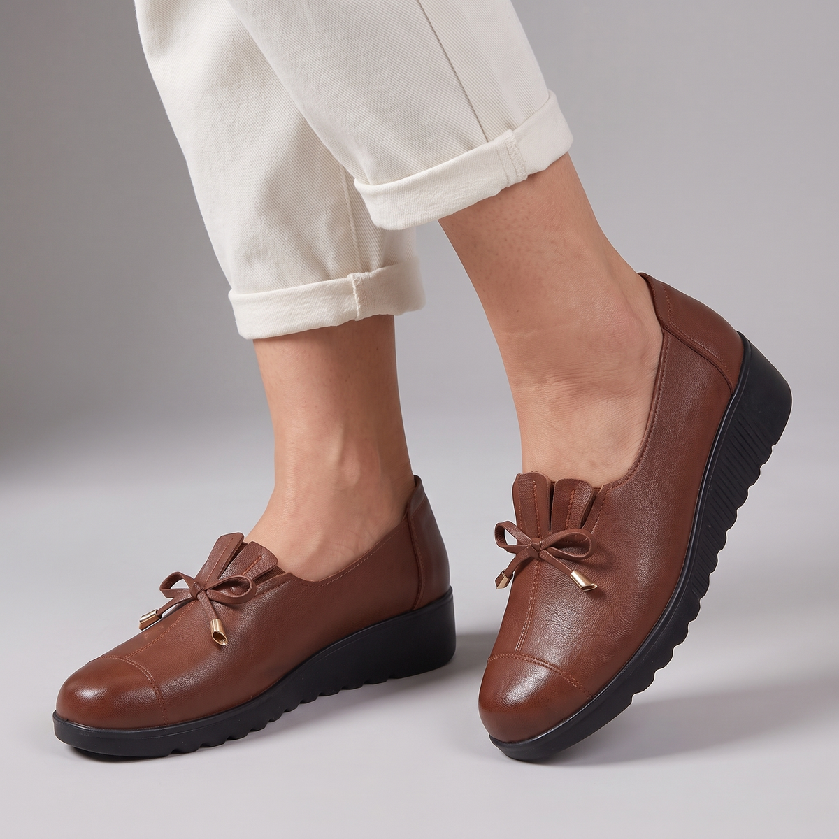 Luxe | Wide Fit Support Loafers – Elegantes Design für Damen