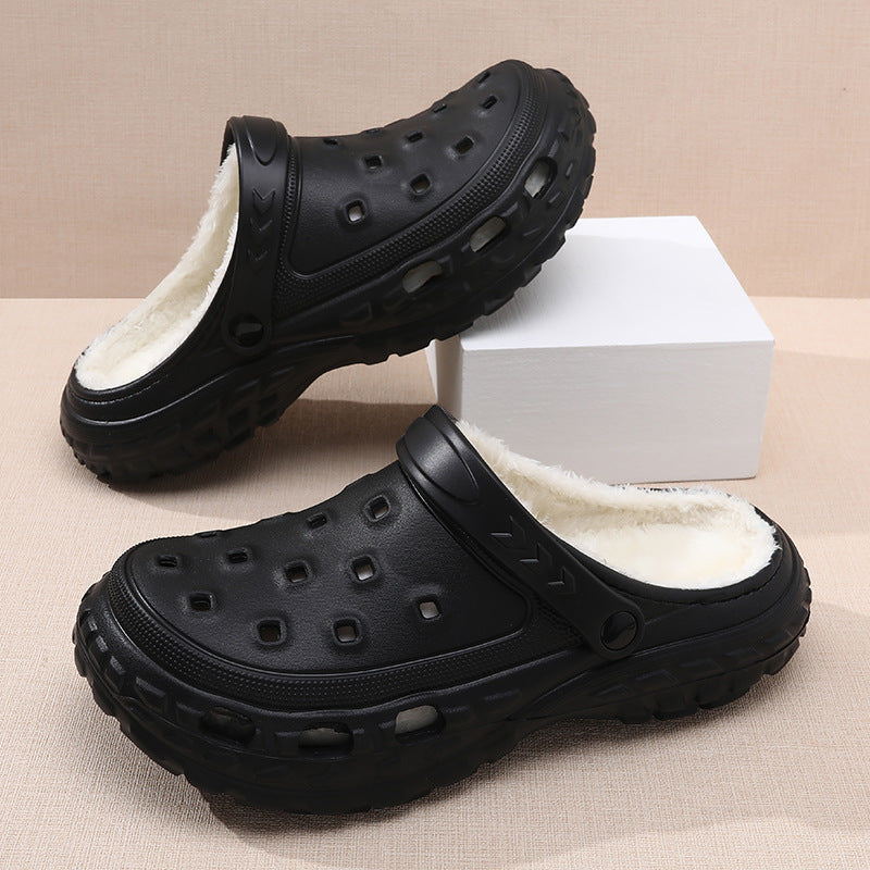 Dominik | Warme Und Gefütterte Herren Fleece Clogs
