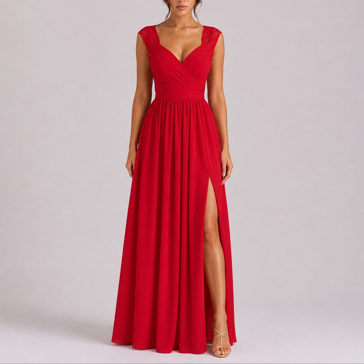 Clara | Elegantes und bequemes Herbsthochzeits Maxikleid