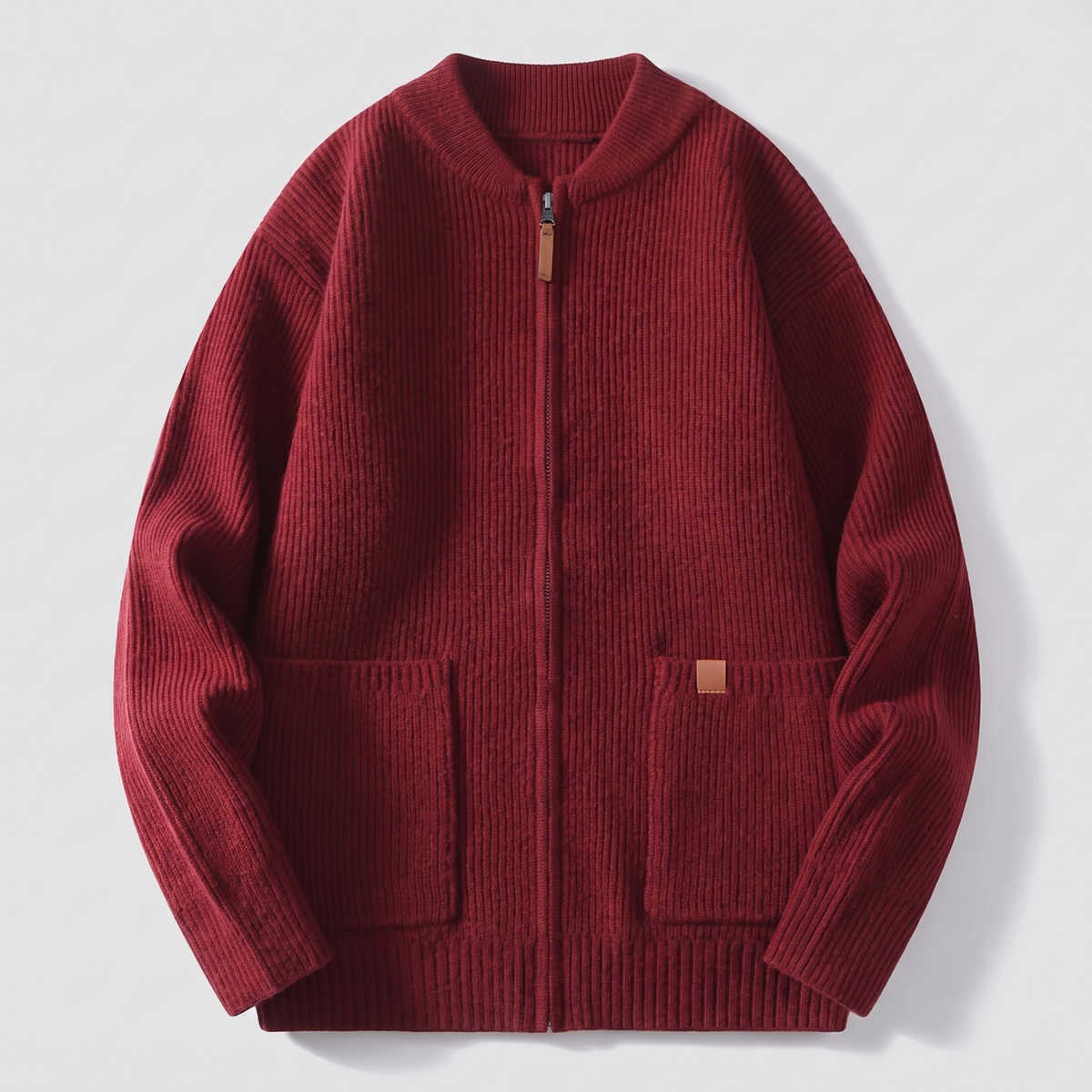 NOVA | Ribbed Knit Jacket – Soft Touch and Functional Design