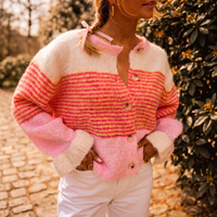 Sofia | Lässige und Weiche Damen Strick Strickjacke