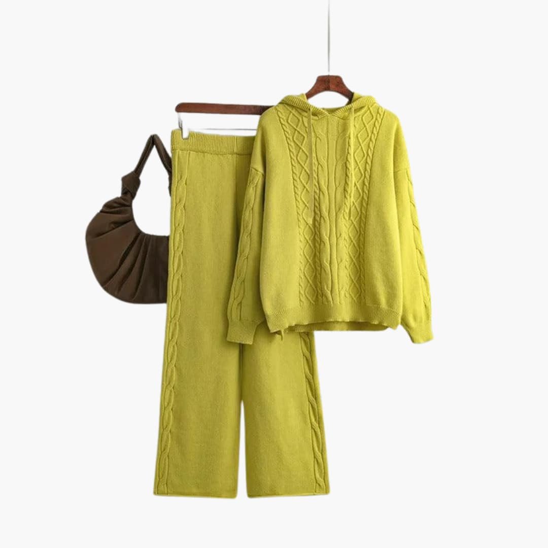 Lunara | Lounge Set – Cozy Oversized Hoodie and Wide-Leg Trousers for Women