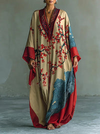 Charlotte | Zeitlose und Raffinesse Langarm-Maxikleid