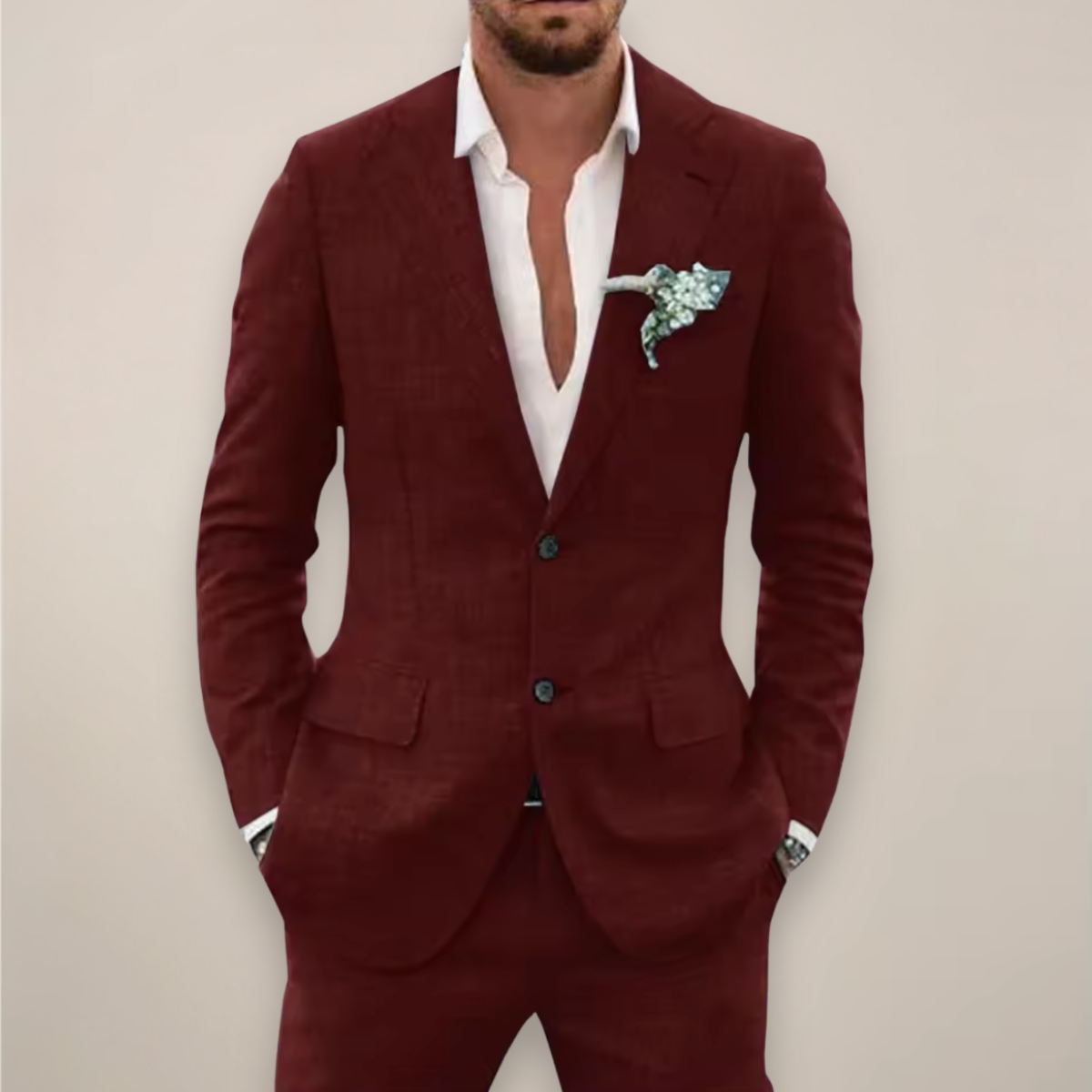 Konrad | Two-Piece Suit Set for Men in Elegant Slim Fit