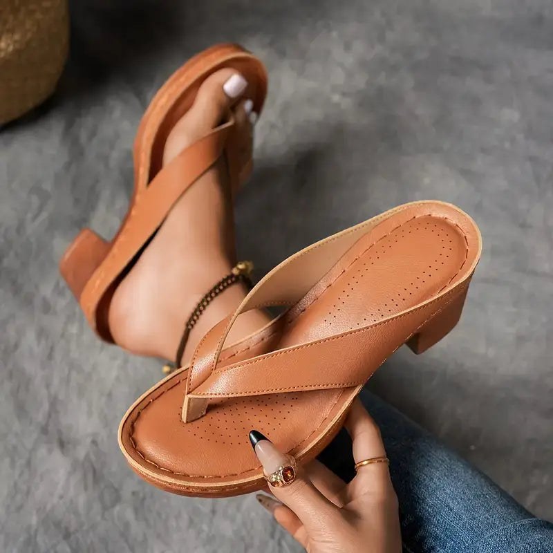 Selvina | Elegante und bequeme Damenslipper mit Absatz