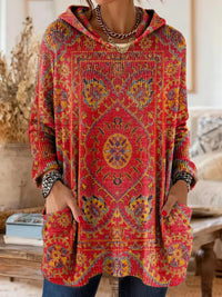 Isabelle | Künstlerischer und Lässiger Damen Kapuzenpullover