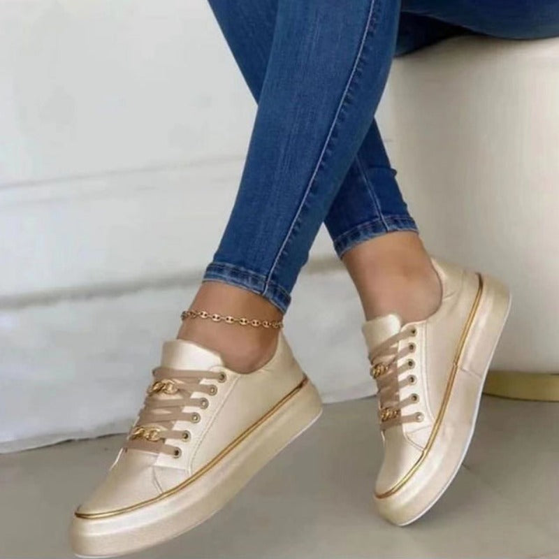 Nora | Bequeme und stützende Orthopädische Schnür Sneaker