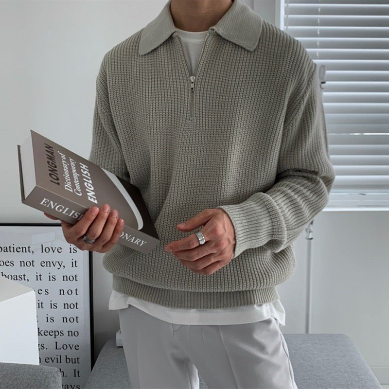 Milo | Zip Sweater – Moderner Look für Männer