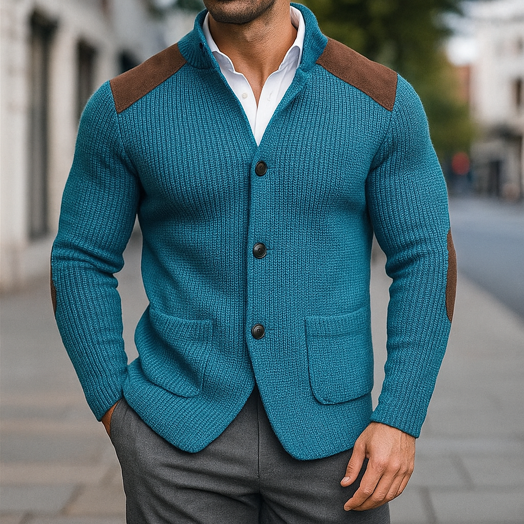 Niklas | Moderner und bequemer Strukturstrick Blazer
