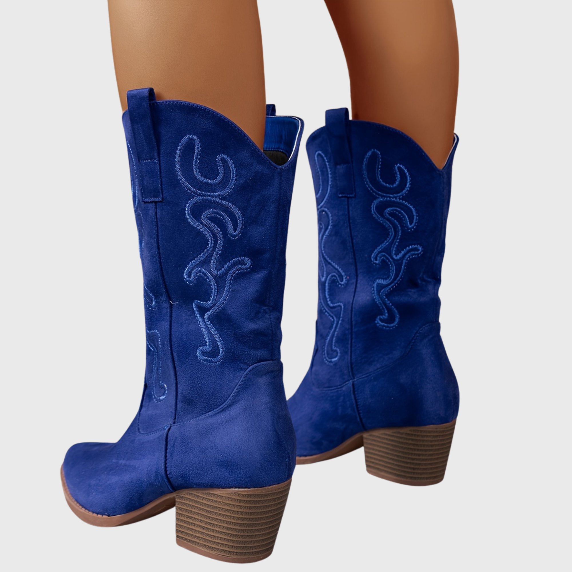 Marielle | Farbenfrohe und stilvolle weitem Schaft Cowboystiefel