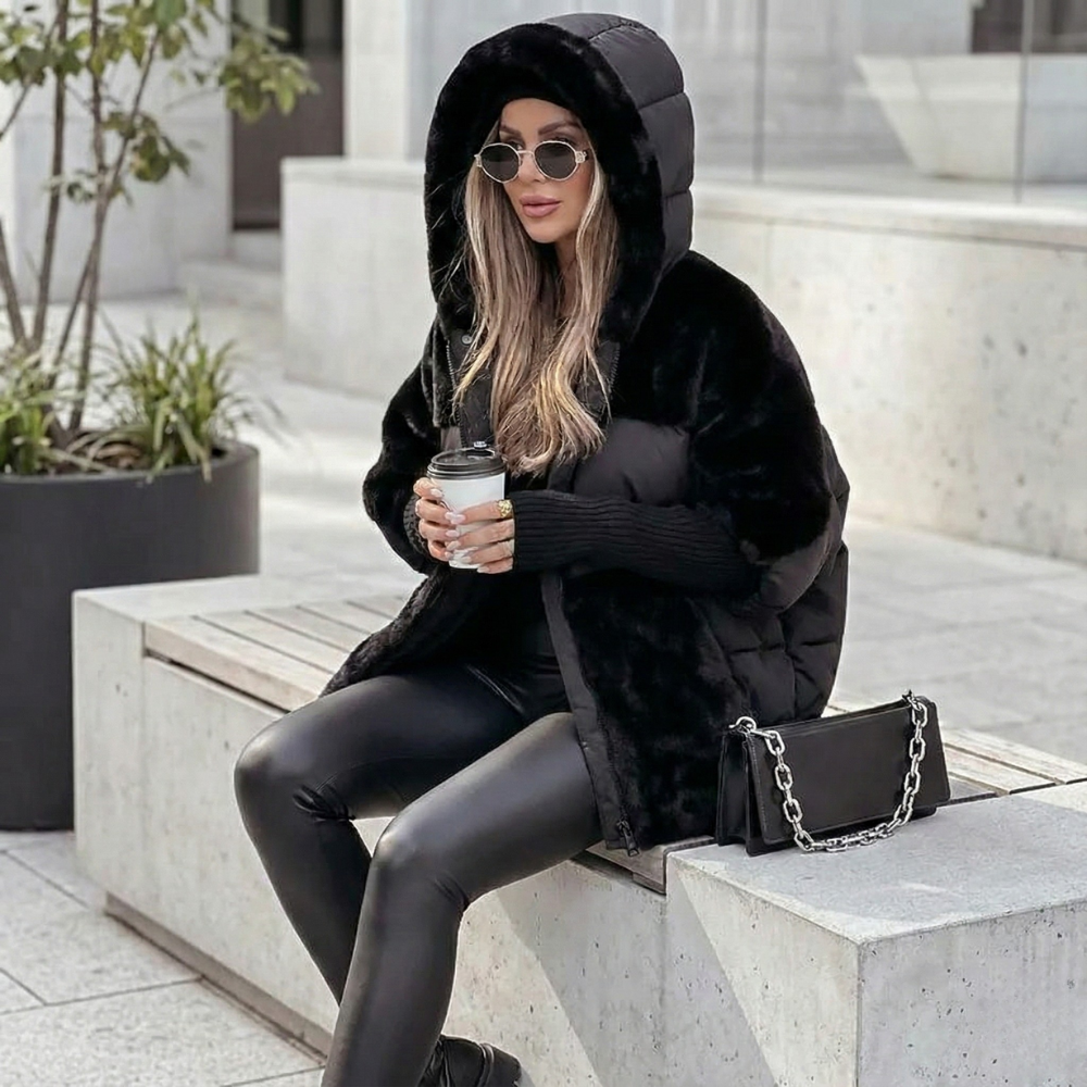 Cozevia | Gequiltede Hooded Jacket – Oversized Fit voor Dames