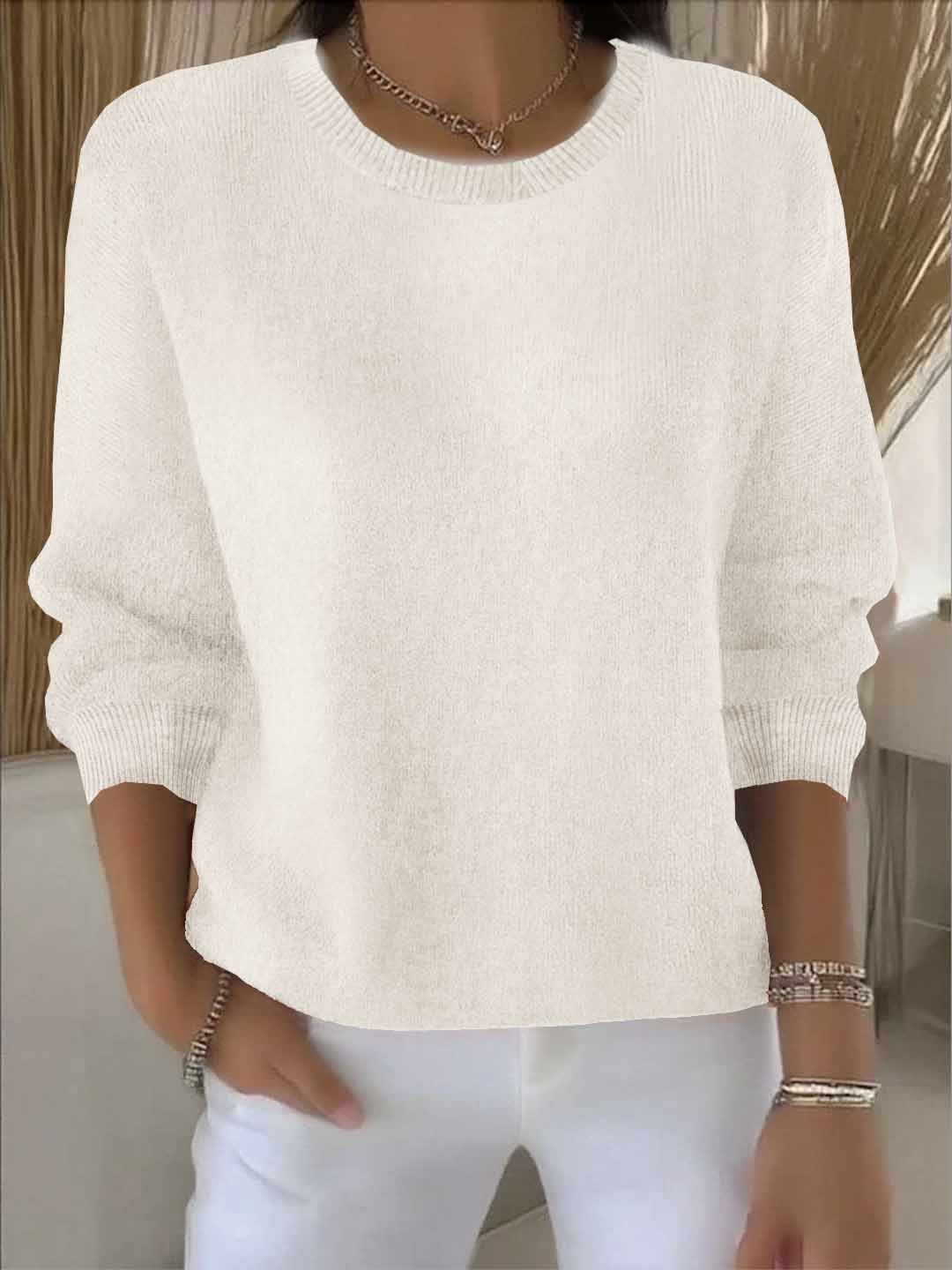 Karin | Gemütlicher und bequemer Winter strickpullover
