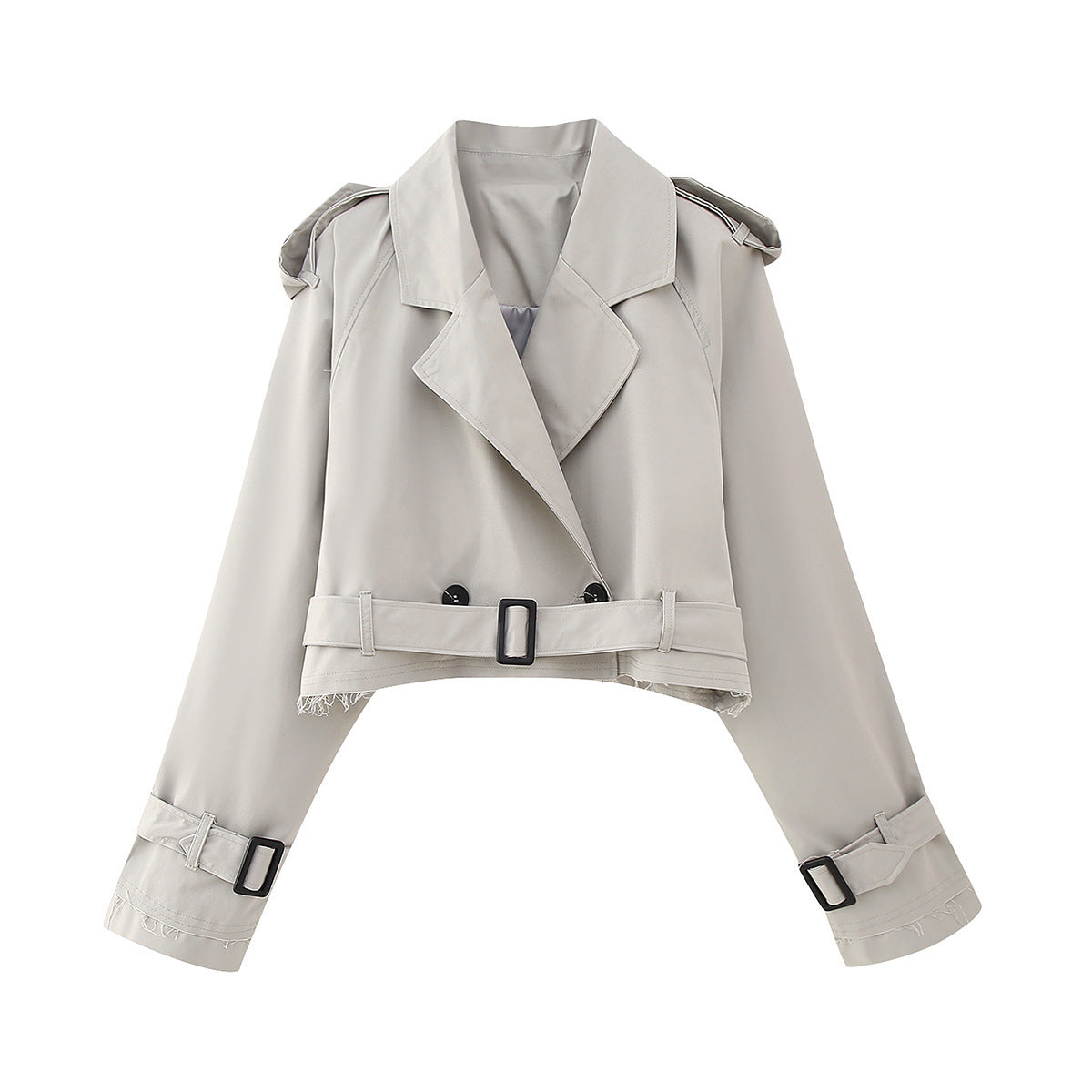Franziska | Kurzer und eleganter Damen Trenchcoat