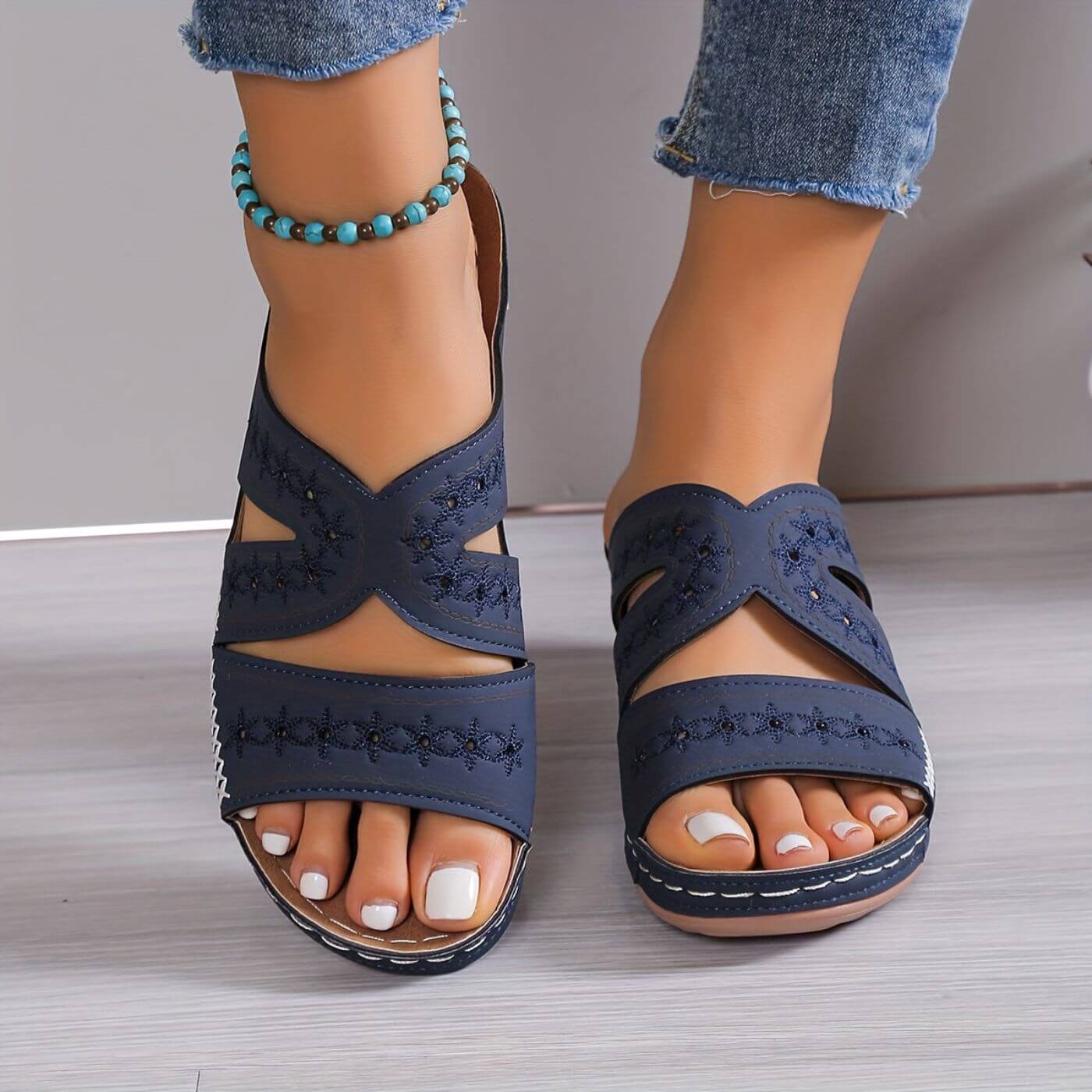 Ava | Bequeme und rutschfeste Damen Sommersandalen