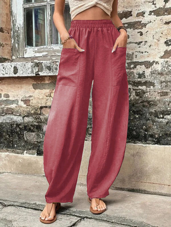 Johanna | Elegante und bequeme Weitbein Palazzohose
