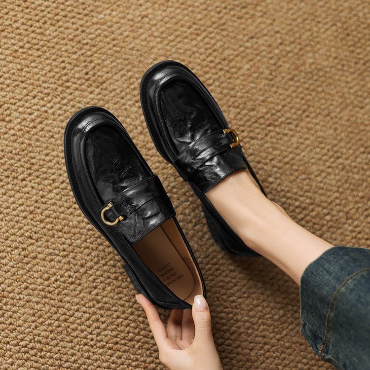 Celia | Leder Loafer mit Horsebit-Akzent für Frauen