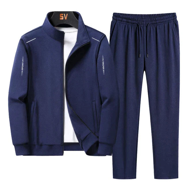 Drune | Trainingsanzug – Bequemes Set mit sportlicher Jacke für Männer