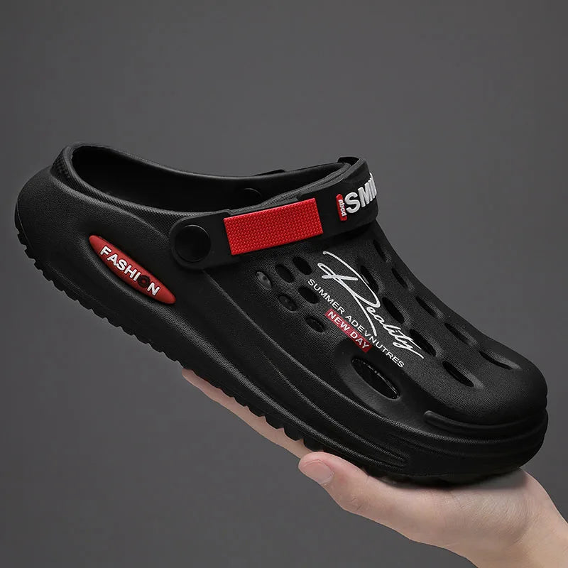 Leon | Elegante und leichte Herren Plateau Clogs