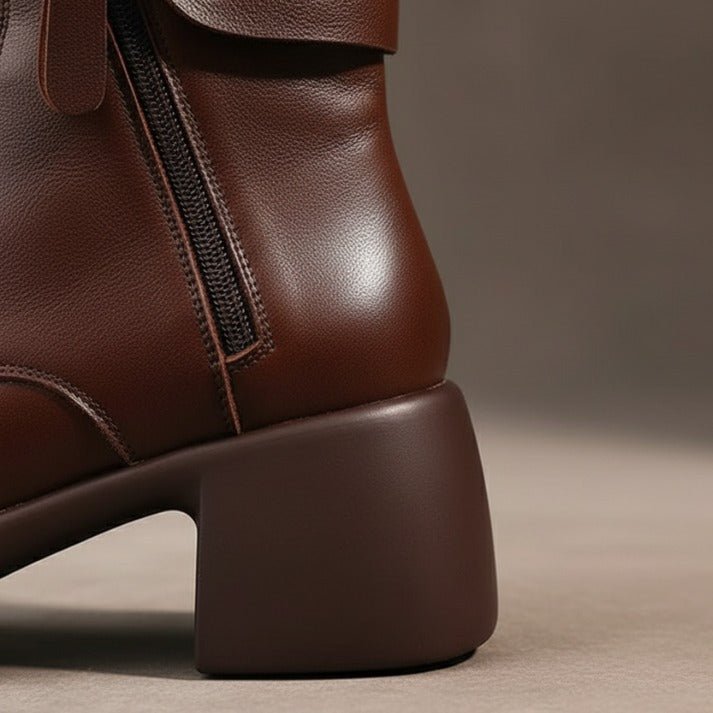Vintara | Vintage Ankle Boots – Fleece Lined für Damen