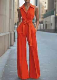 Alice | Stilvoller und femininer Damen Jumpsuit mit weitem Bein