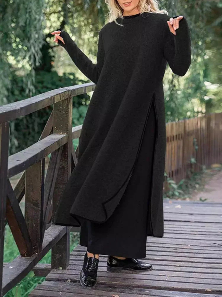 Dante | Maxi Dress – Eleganter Soft-Knit Stil für Frauen