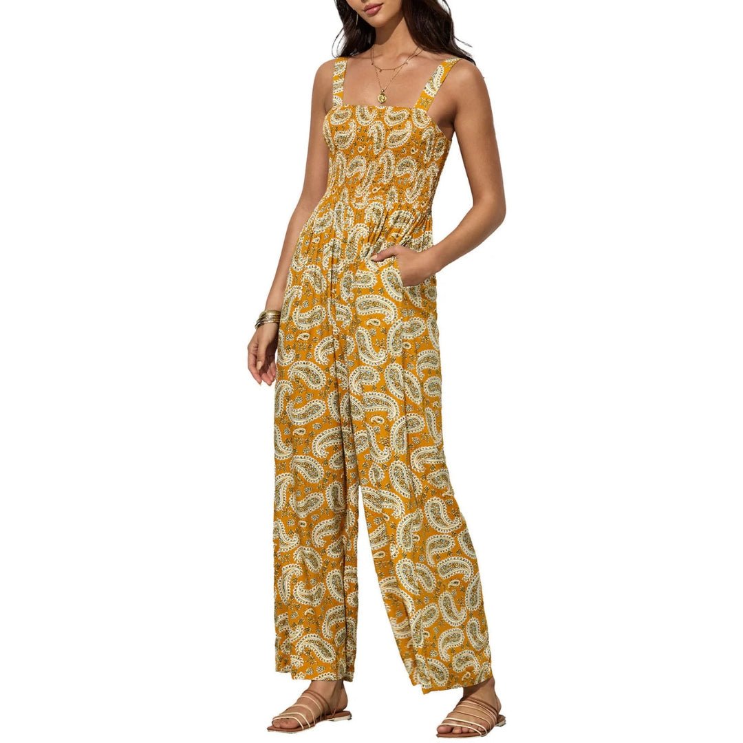 Ursula | Frühlings-Jumpsuit – Elegante Blumenmuster für Damen
