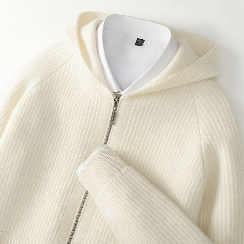 Sorrento | Cashmere Zip Hoodie – Luxuriöse Leichtigkeit für Herren