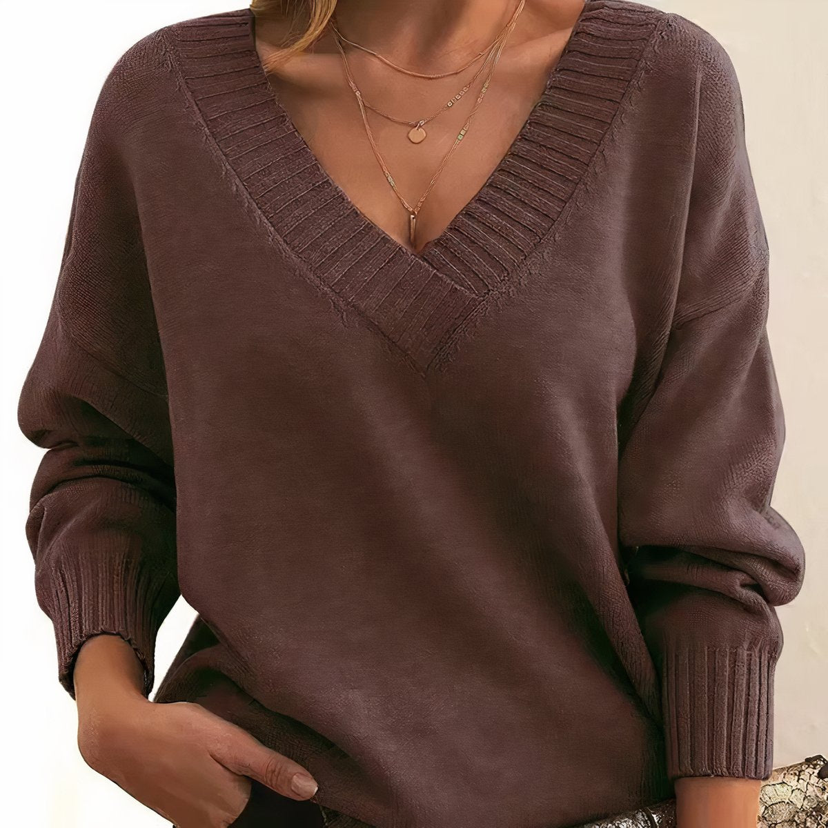 Elise | Eleganter Und Weicher Damen Kaschmir Strickpullover