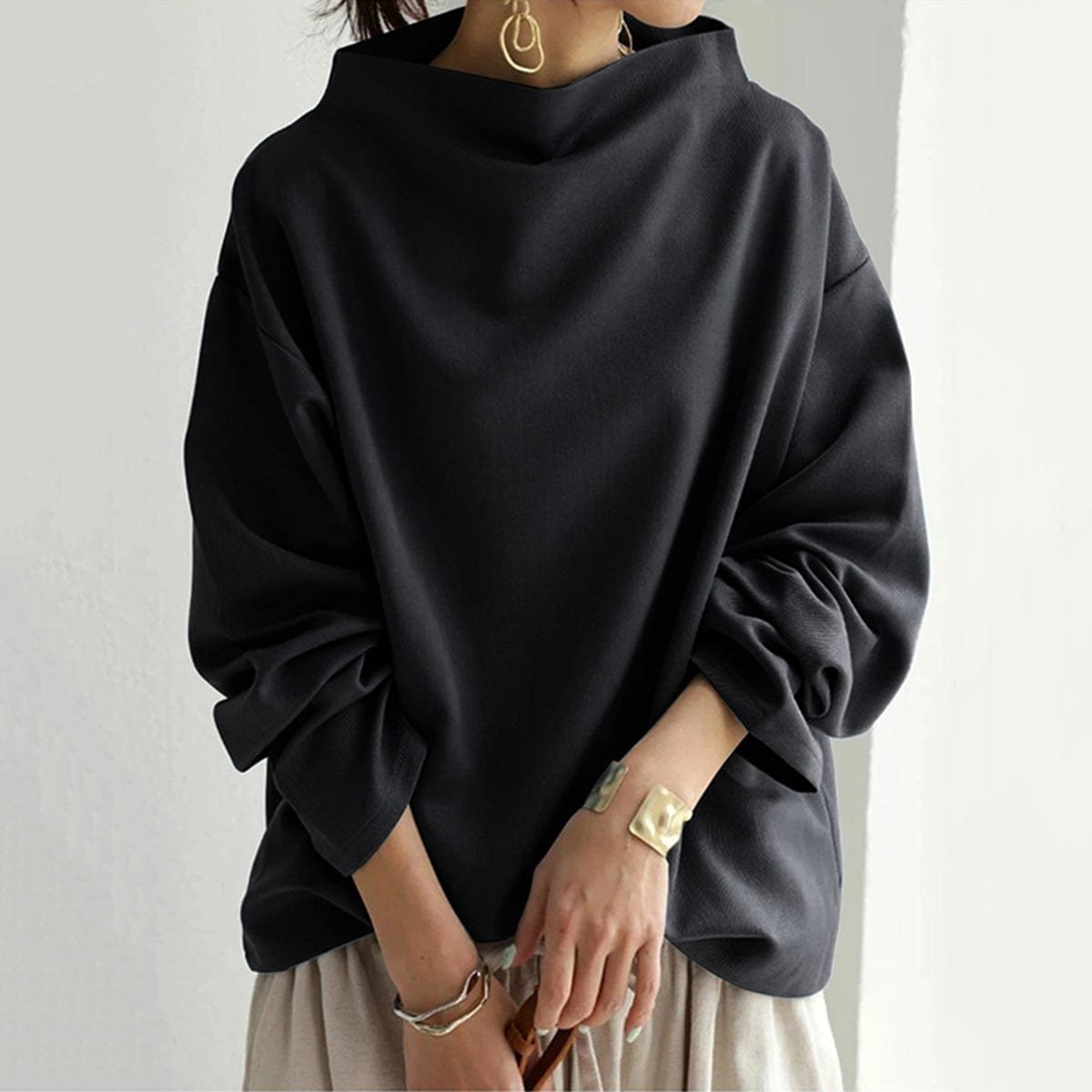 Lena | Eleganter und bequemer Damen Oversize Strickpullover