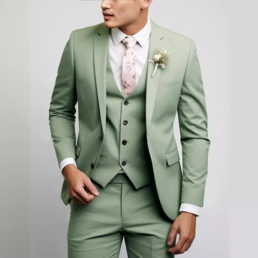 Brax | Wedding Guest Suit – Slim Fit 3-Piece Set for Men