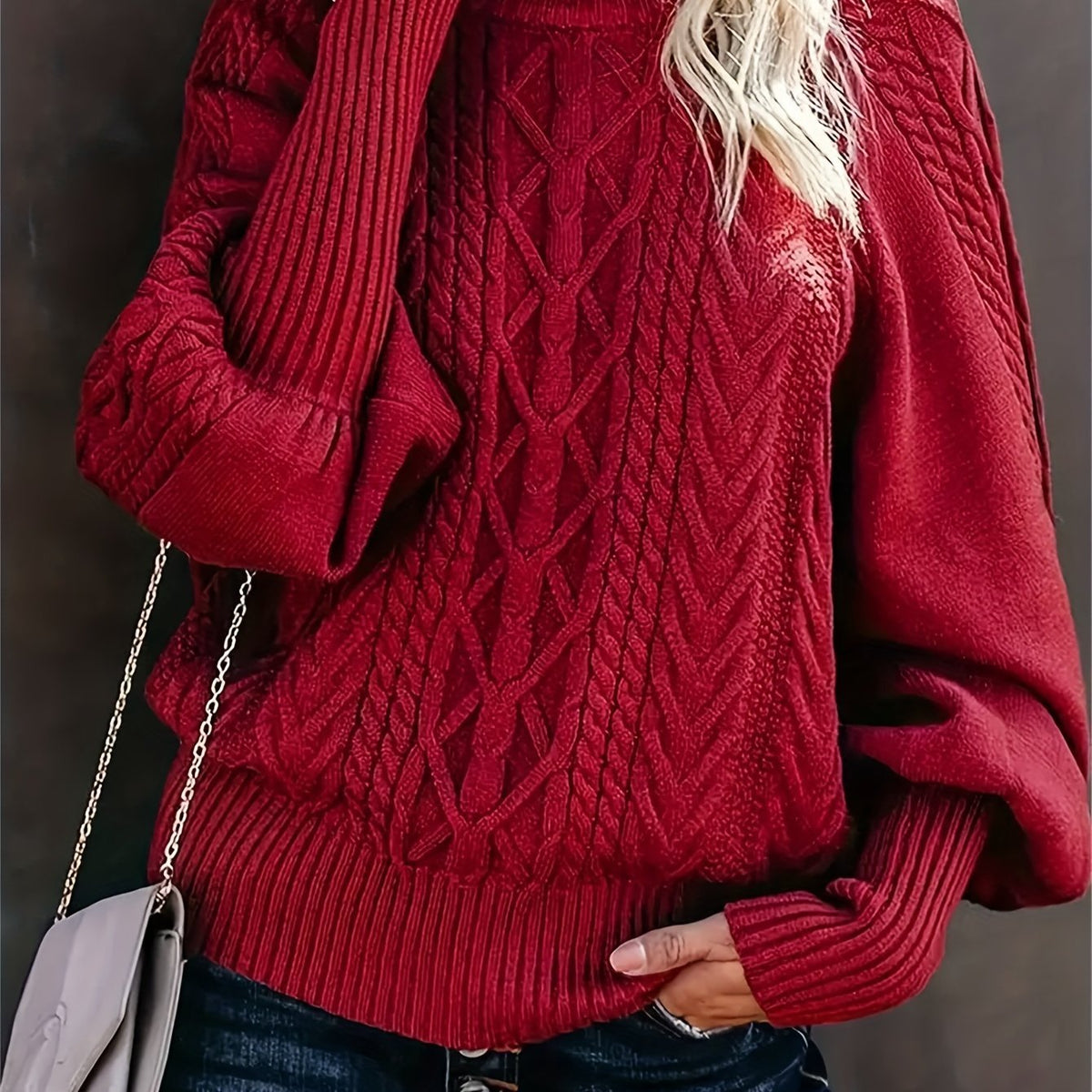 Wren | Kabelstrickpullover für Frauen – Bequem und Elegant