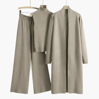 Diana | Elegantes und vielseitiges dreiteiliges Strick-Set
