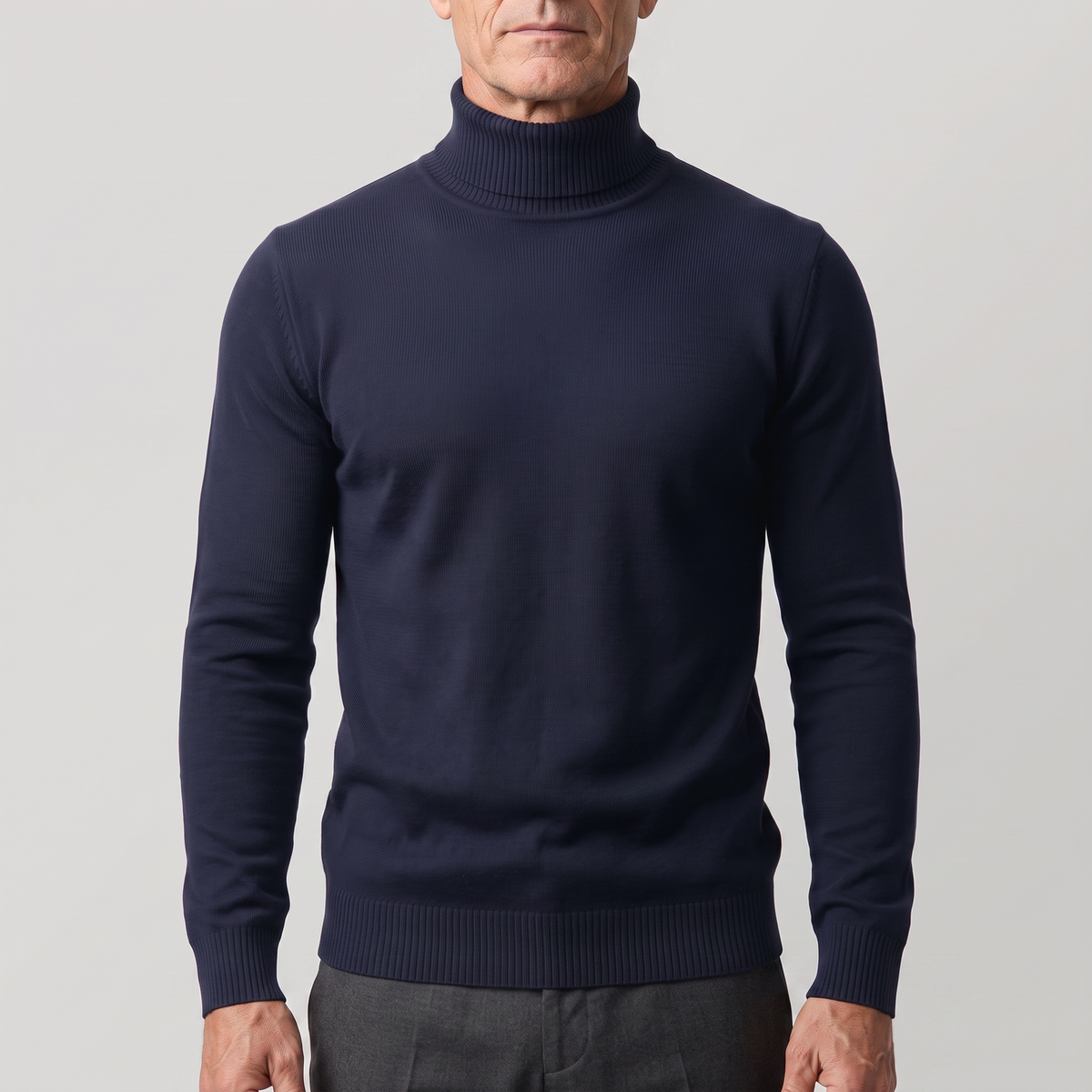 NORTHPEAK | Merino Turtleneck – Winter Essential für Männer