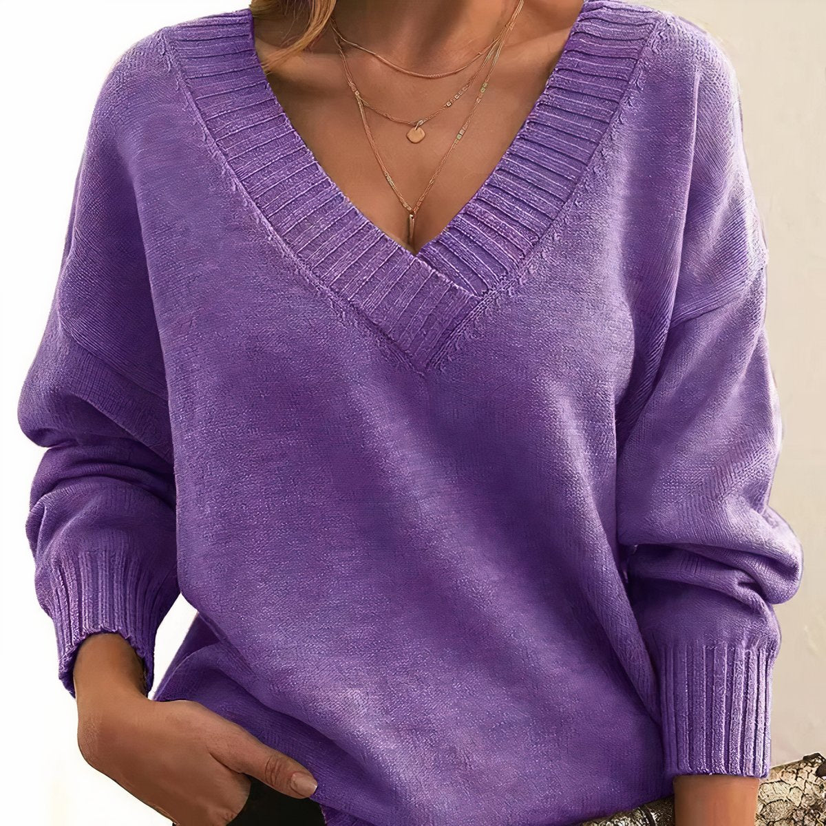 Elise | Eleganter Und Weicher Damen Kaschmir Strickpullover
