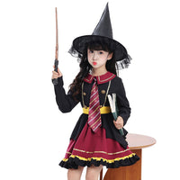 Laura | Verspieltes und Farbenfrohes Kinder Halloween Hexenkostüm