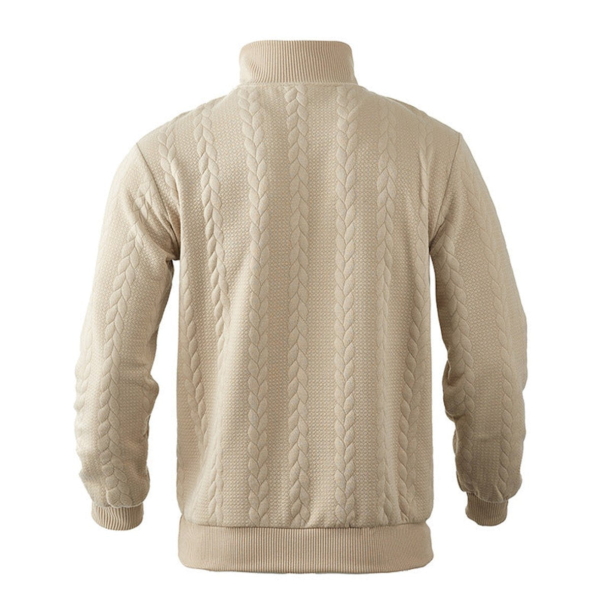 Lukas | Klassisches Und Bequemer Herren Strickpullover mit Quarter-Zip