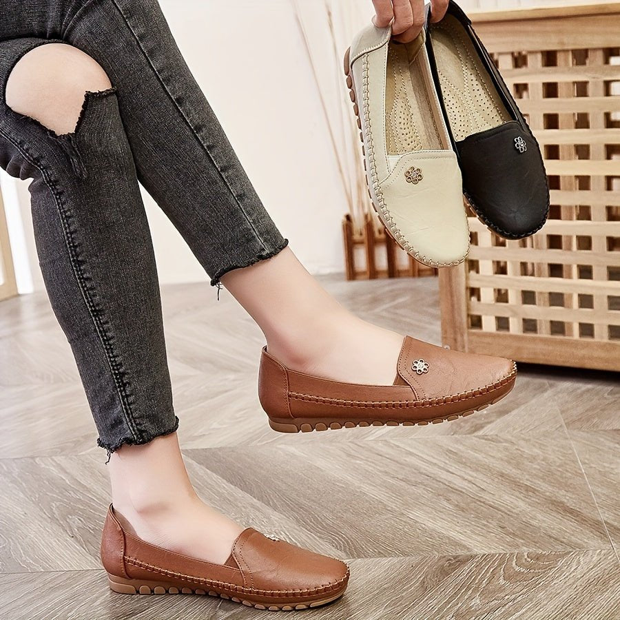 Charlene | Slip-On Loafers – Elegante Alltagsbequeme Schuhe für Frauen