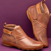 Emma | Bequeme und zeitlose Leder Stiefeletten