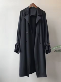 Clara | Eleganter und wasserabweisender langer Trenchcoat