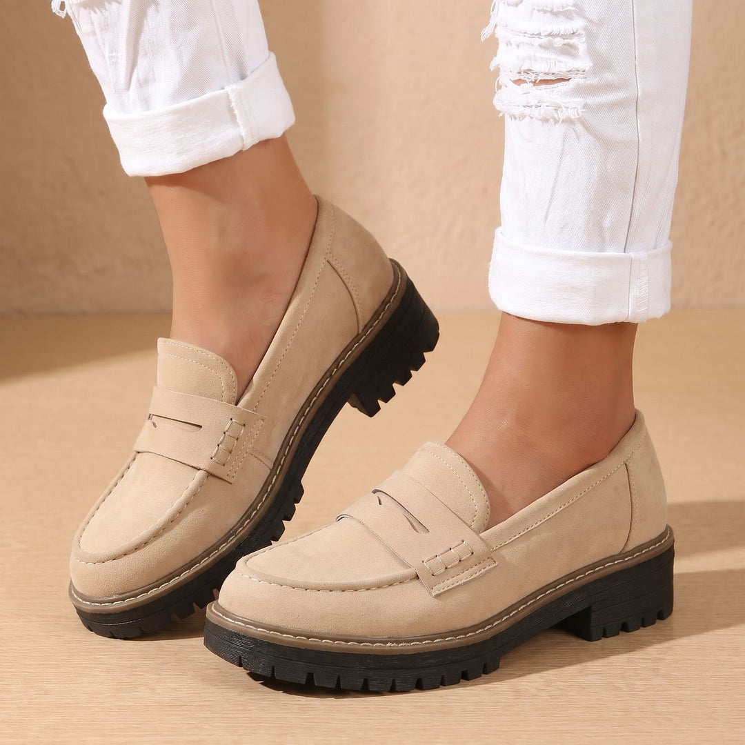 Maya | Moderne Und Bequeme Damen Loafer Mit Markanter Plateausohle