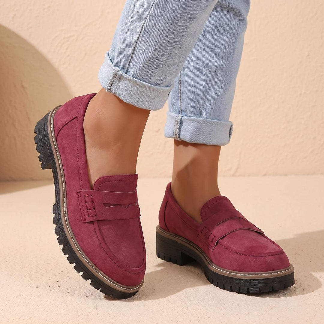 Maya | Moderne Und Bequeme Damen Loafer Mit Markanter Plateausohle