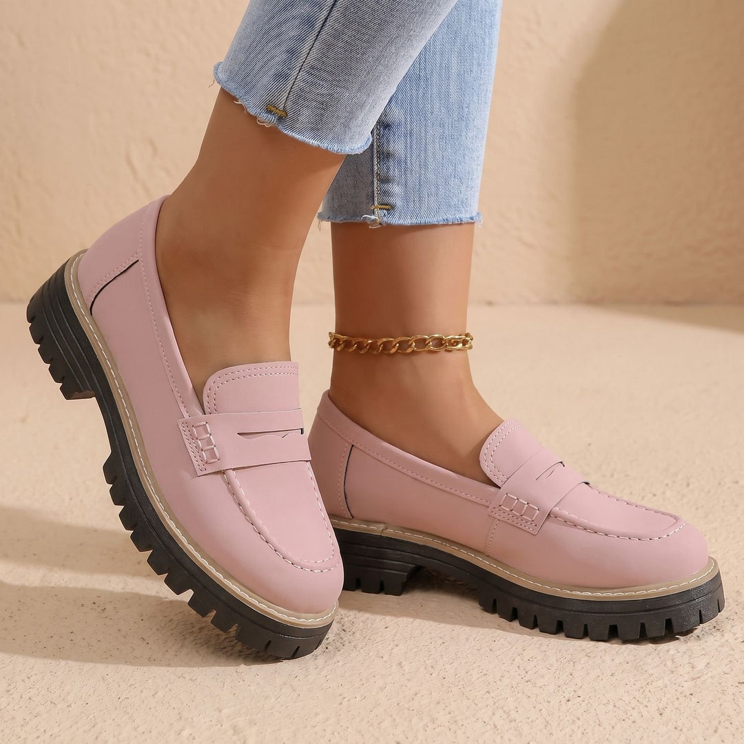 Maya | Moderne Und Bequeme Damen Loafer Mit Markanter Plateausohle