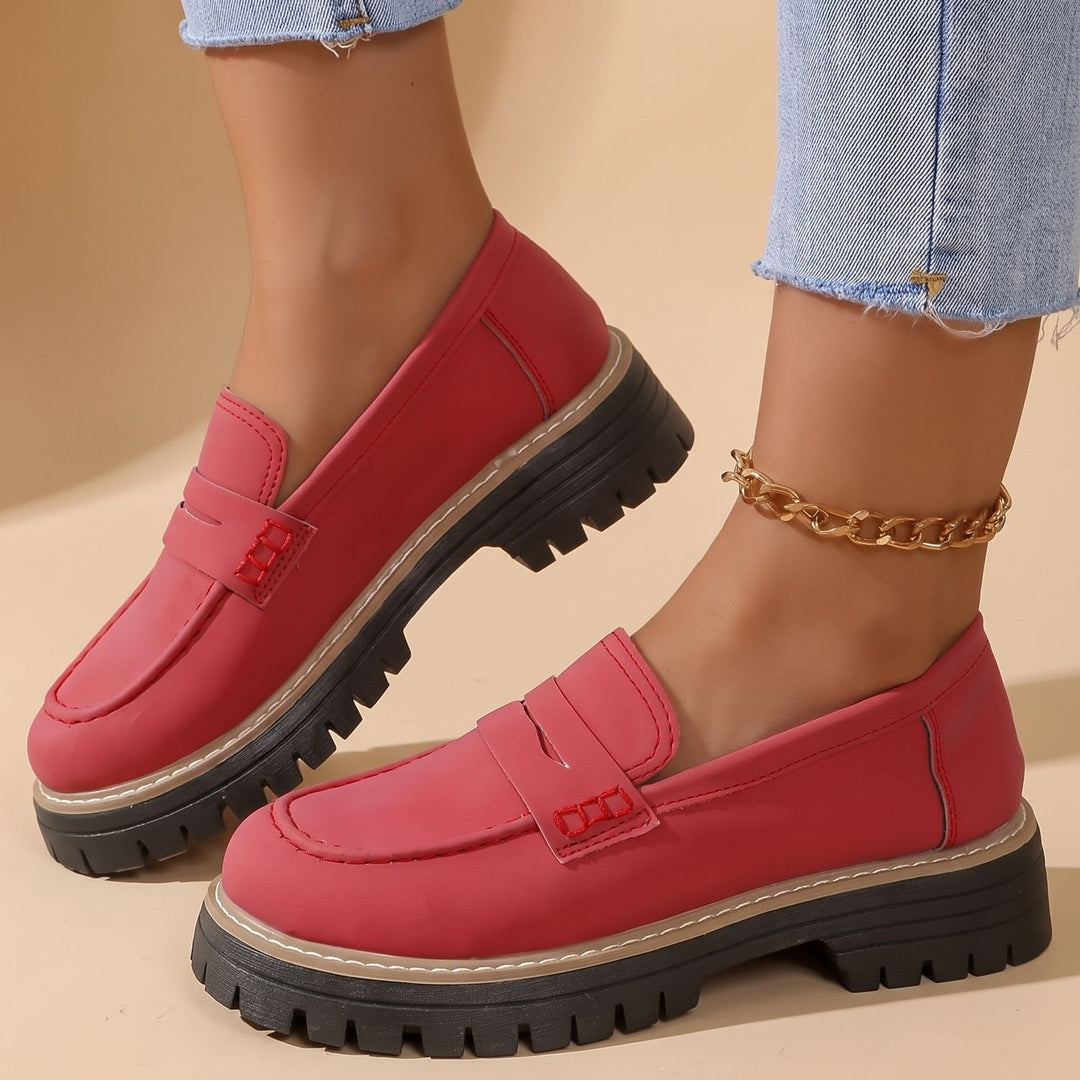 Maya | Moderne Und Bequeme Damen Loafer Mit Markanter Plateausohle